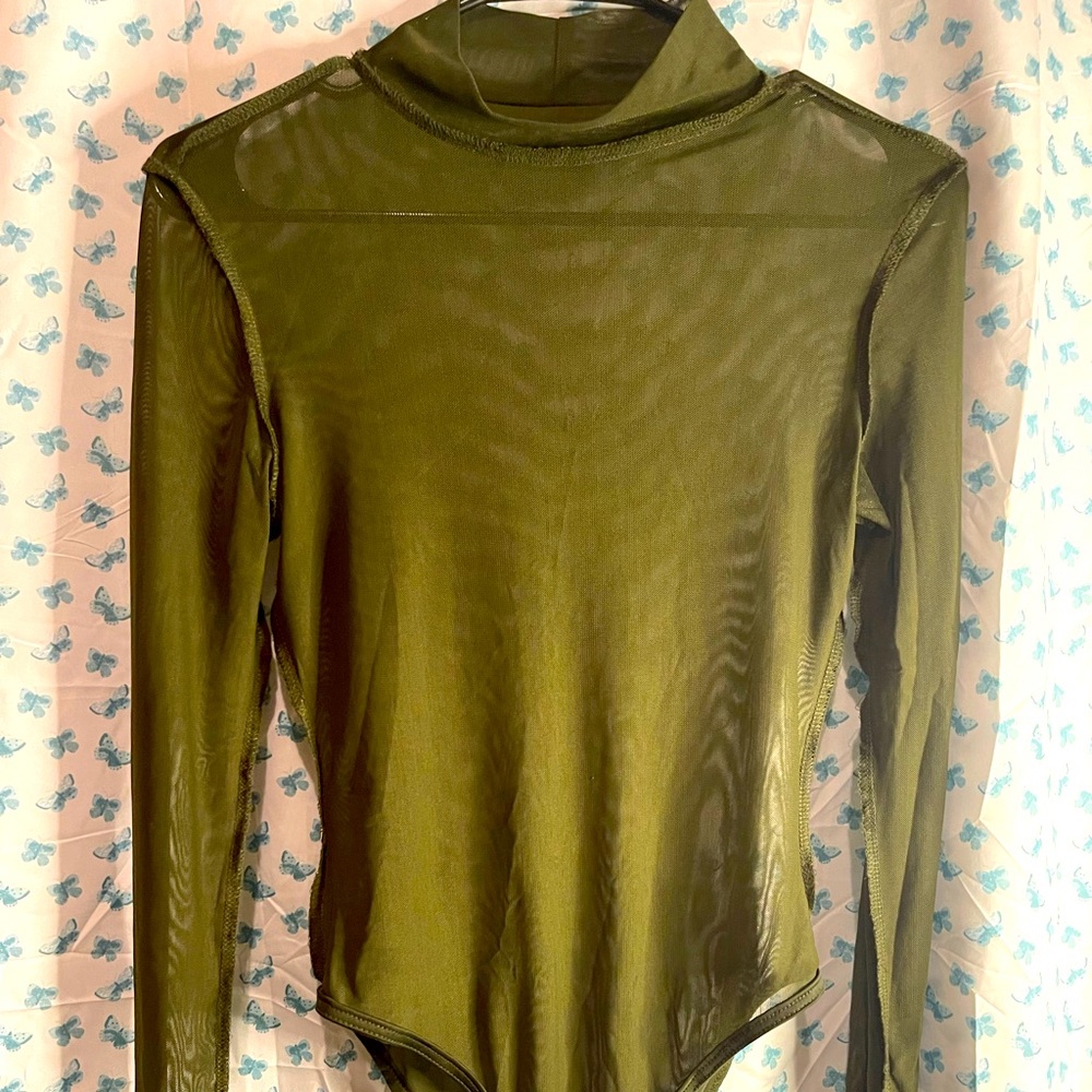 Olive bodysuit